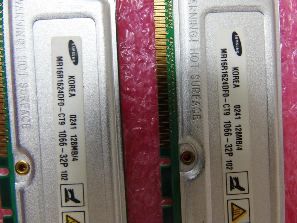 256MB (2x128MB) - Dell Samsung Desktop RAMBUS Memory -  MR16R1624DF0-CT9 - Image 2 of 4
