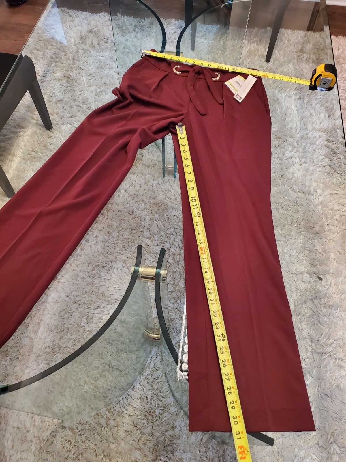 Anne Klein Women's Red Solid Polyester Straight L… - image 14