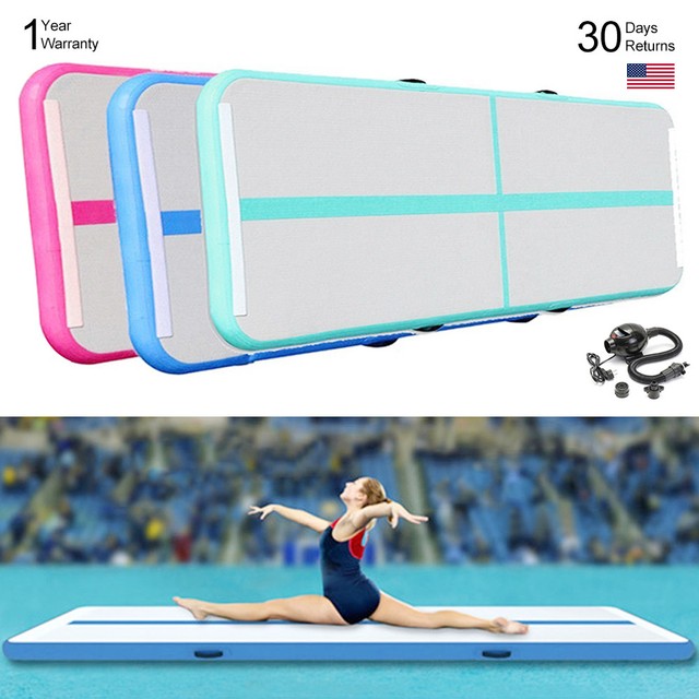 gymnastics on a water mat