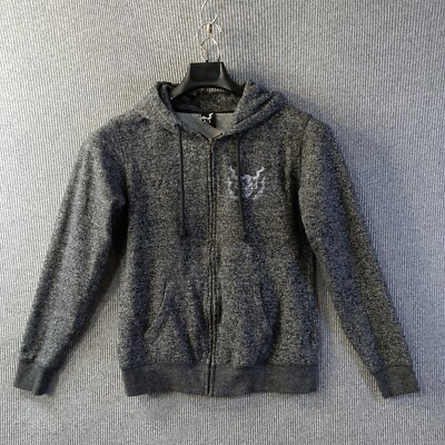 Stone Brewing Co Hodie Womens S-M Heather Gray Drawstring Rear Graphic Logo
