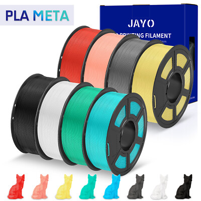 JAYO 1,1KG PLA Meta 1,75mm 3D Drucker Filament Hohe Liquidität Hohe Festigkeit