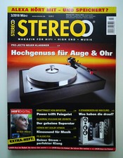 Stereo März 2018 03/18 Hifi Highend Zeitschrift Pro-Ject PS Audio Bryston