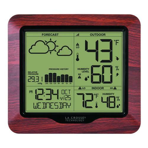 Sharp Spc595 Wirelss Weather Station Atomic Accuracy Auto Time Humidity Sensor For Sale Online Ebay