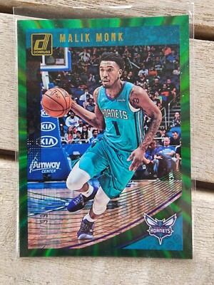 Malik Monk 2019-20 Donruss Green Laser SP /99