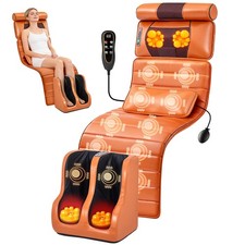 3D Shiatsu Full-Body Massager with Detachable Foot/Calf Massager for Home Use