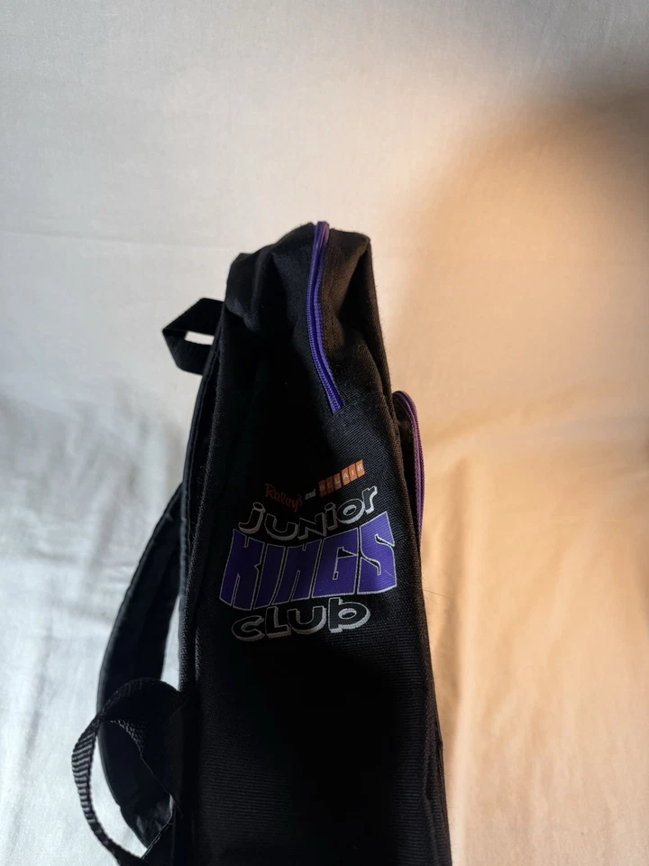 VINTAGE SACRAMENTO KINGS GLORY YEARS BACKPACK UNWORN SOME WEAR FROM STORAGE ZZ - Image 3 of 4
