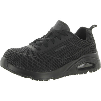 Skechers Womens Uno Sr Jhansi Black Work and Safety Shoes 9 Medium (B,M) 7501