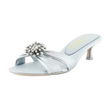 Sam Edelman Cindie Womens Heels Blue Satin