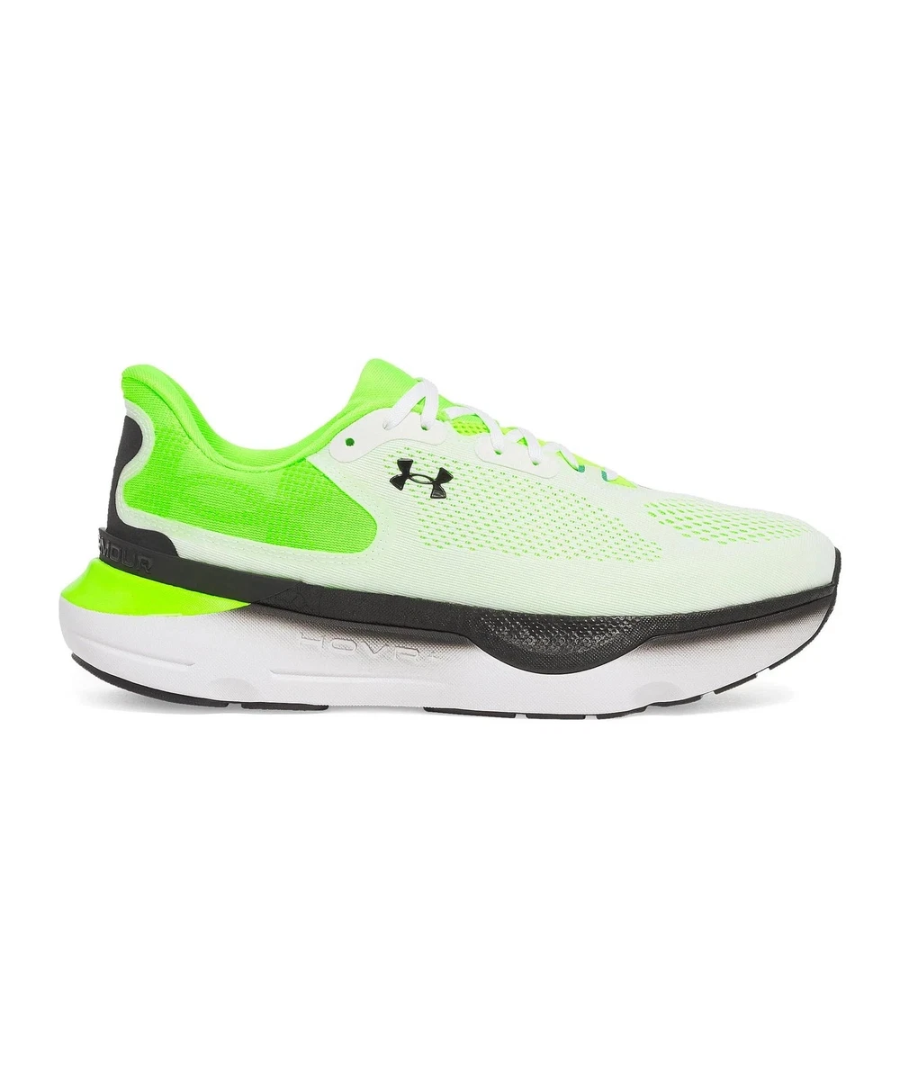 Under Armour Infinite Pro 2 Men\'s Size 10.5  White/GreenVolt/Black Running Shoes Under Armour HOVR Infinite Pro 2 White Hyper Green for sale  main image 3