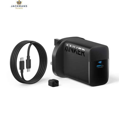 45W USB C Charger, Anker PPS Fast Charger with Cable, Laptop 45W, Black