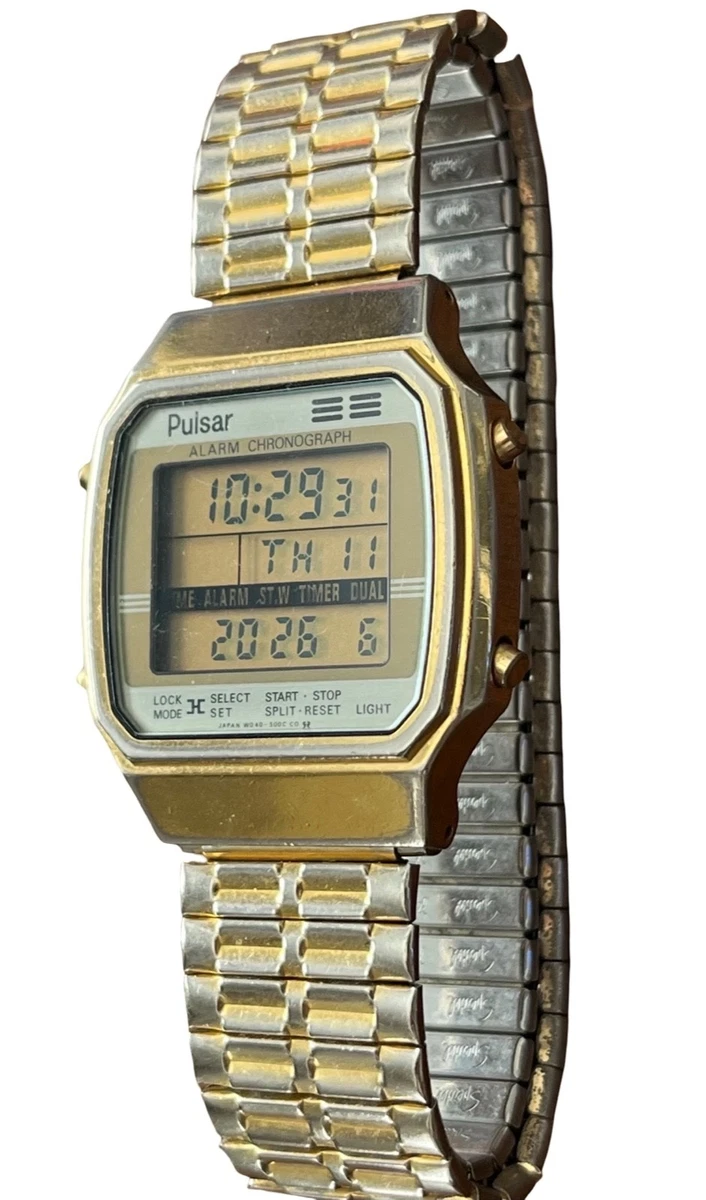 Pulsar Gold Plated Band Digital Wristwatches for sale | eBay
