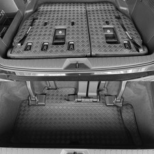 Cargo Mat Backrest Mat for 2021-2025 Toyota Sienna Without Spare Tire - A...