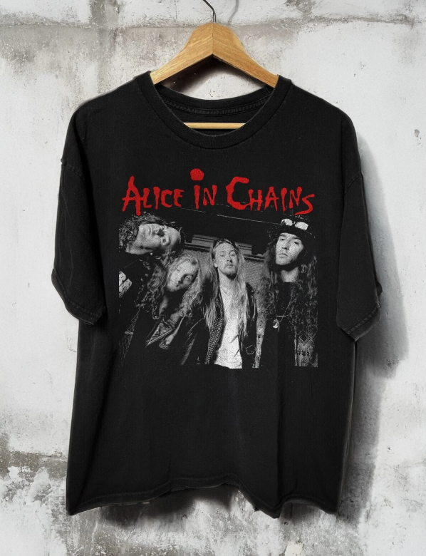 Alice In Chains band Concert Unisex Black T-shirt Size S-5XL | eBay