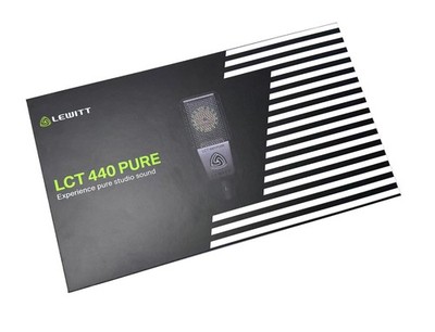 Lewitt AMS-LCT-440-PURE Large Diaphragm Condenser Microphone in box Complete