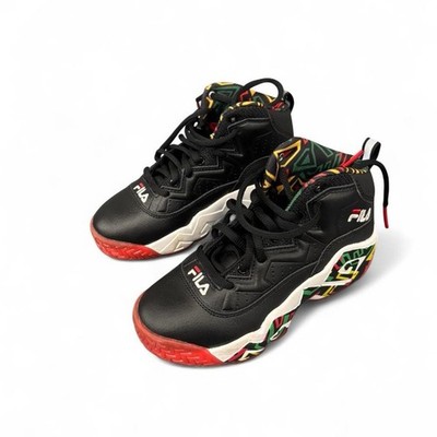 Classic FILA GRANT HILL 1 RETRO Limited Edition GREEN BURGUNDY Sneakers Sz 1 Tod