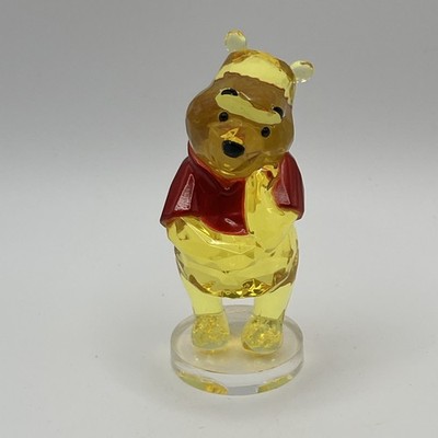 Disney Showcase Facets Winnie the Pooh Figurine Acrylic Crystal Look 4'' Enesco