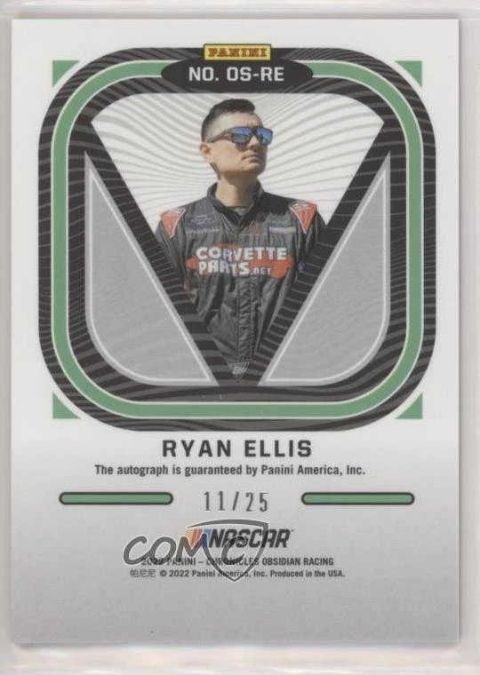 2022 Panini Chronicles Electric Etch Pink /25 Ryan Ellis #OS-RE Rookie Auto RC - Image 2 of 2