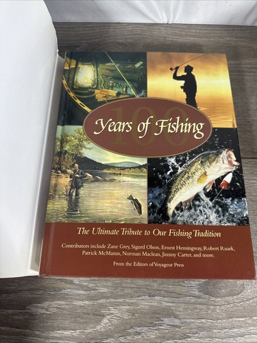 100 Years Of Fishing Book Measures 12”x9” Stories, Artwork, Photographs Color - Picture 2 of 10
