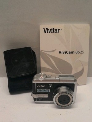 Vivitar ViviCam 8625 8.1 MP 6X Optical Digital Camera 2.5'' LCD Monitor Works