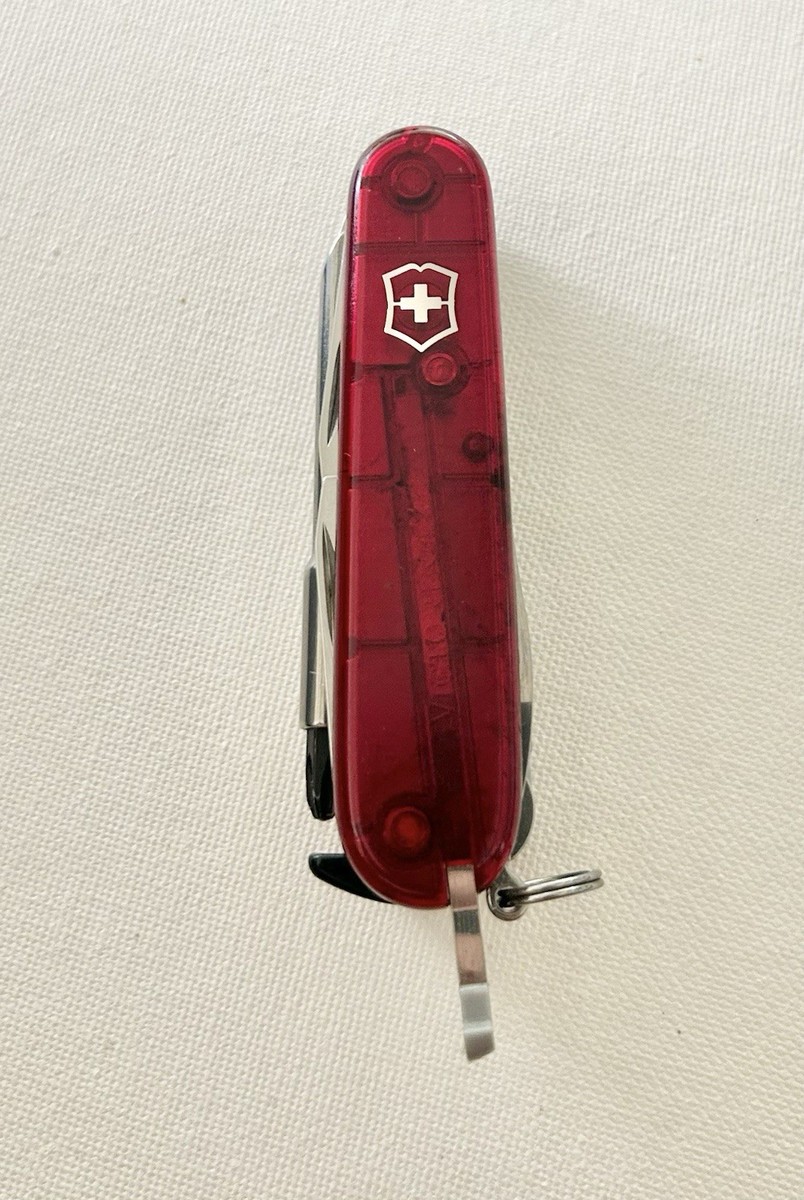 Victorinox CyberTool 34 赤 Victorinox Cybertool 34 Red Translucent Swiss Army Knife