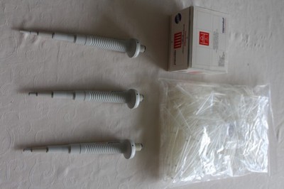 Pipetten-Set , 3 gebrauchte Eppendorf Reference, 200/500/1000 µl fix, +Spitzen.