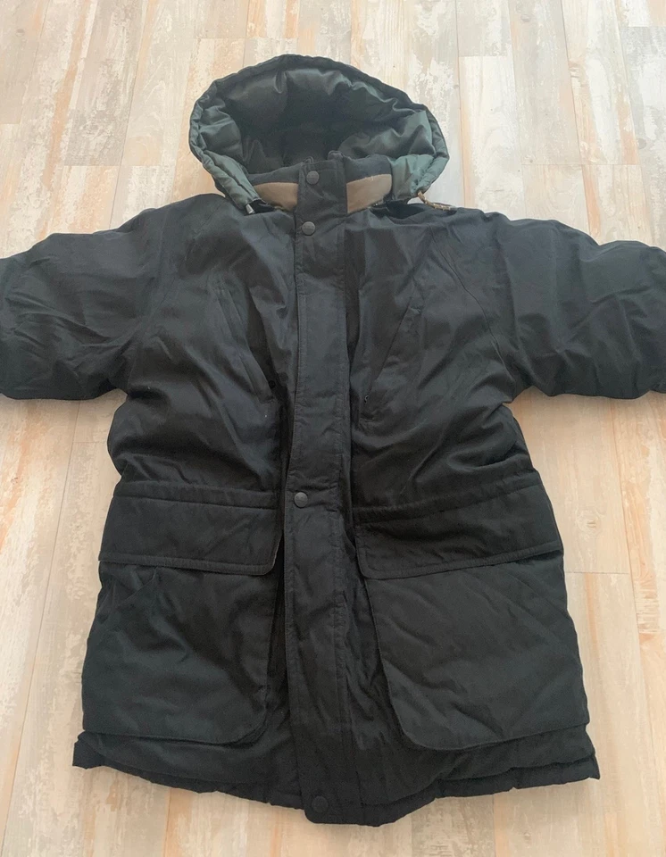 RFT By Rainforest Size L Blue Hooded Down Filled Coat Jacket - Image 4 of 4