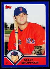 2003 Topps Traded &amp; Rookies Kelly Shoppach #T178 RC Boston Red Sox Rookie