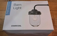 Garden Trading Thurlaston Barn Charcoal Grey Mains Outdoor Garden Wall Light