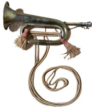 Military Bugle Former Japanese Army Trumpet Vintage Retro JP Japan