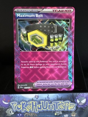 Pokemon Karte Maximum Belt 117/131 Ace Spec Prismatic Evolutions Ultra Rare NM