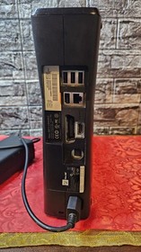 Xbox 360 Slim Matte Black Console 1439 250GB Cable Tested Works