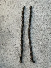 Antique Brass Sleigh Bells w Leather Strap(breaks) 24 Bells Sz 3 Primitive Cool