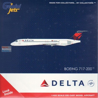GEMGJ2361 1:400 Gemini Jets Delta Airlines B717-200 Reg #N947AT