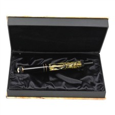 VINTAGE LIMITED EDITION OSCAR WILDE MONTBLANC FOUNTAIN PEN 18K GOLD NIB BOX