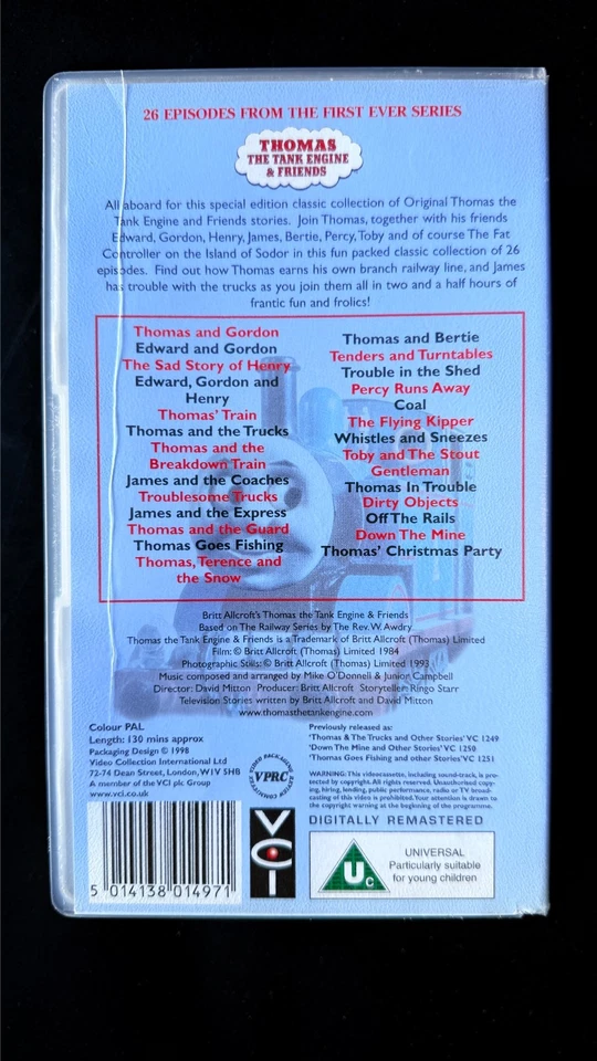 Thomas the Tank Engine and Friends Complete Series One VHS - Image 3 of 4