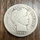 1912-D Barber Dime Actual Dime Nice Filler And Nicely Priced
