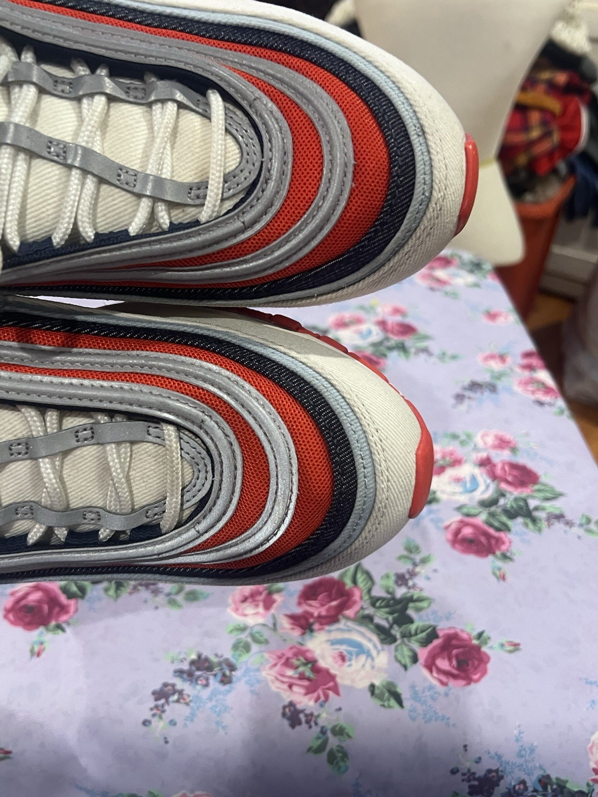 Nike Air Max 97 USA Denim Chile Red, DJ5171 600, Size 9 thumbnail 8