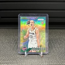 2024 Panini Prizm WNBA Caitlin Clark Rookie Fractal Green Prizm #1 Indiana Fever
