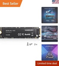 Lightweight 512GB NVMe M.2 SSD - Fast Drive with Exceptional Read/Write Speeds