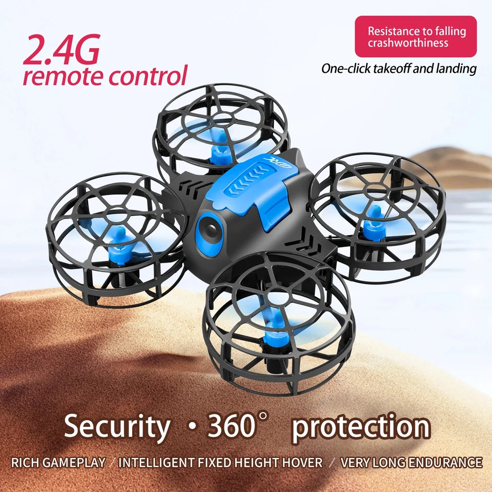 Mini Drone 3D Flip Headless Mode Drones Air Pressure RC Quadcopter Drone Toy - Image 4 of 4