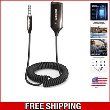 Bluetooth 6.0 Adapter with Built-In Microphone - Hands-Free Car Audio Solution