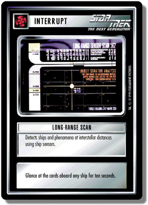 Long-Range Scan - Premiere BB - Star Trek CCG 1E
