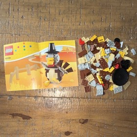 LEGO Thanksgiving Turkey 40091 Seasonal Complete Set 125 Pieces Box Pre-owned 