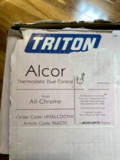 Image of Triton Alcor Thermostatic Dual Control Mixer Shower Valve Chrome Bar Mixer