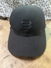 Layer8 Women Black Baseball Cap Hat One Size Running Quick Dry VGC Free Shipping