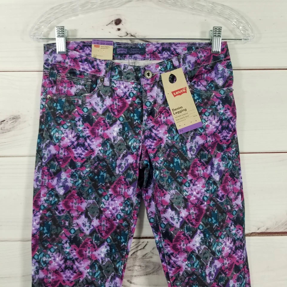 Leggings Levis Niñas Talla 14Reg Denim Elásticos. Foto 2 de 4