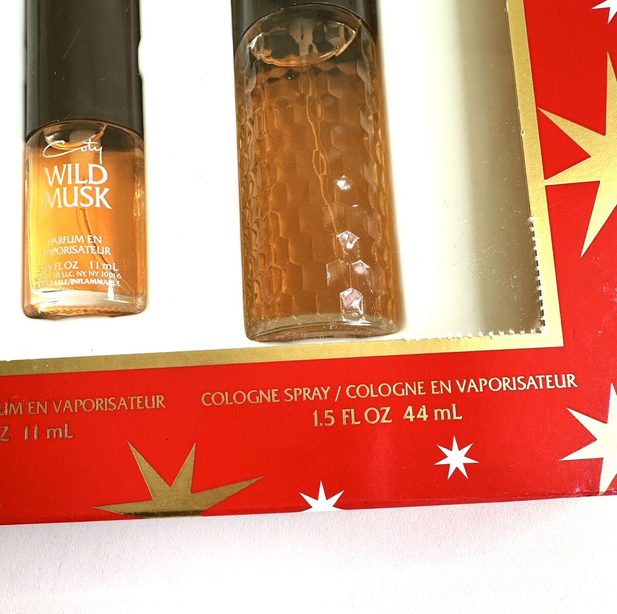 Coty Wild Musk Gift Set Vintage Perfume 11mL & Cologne Spray Coty Wild Musk Gift Set Vintage Perfume 11mL & Cologne Spray