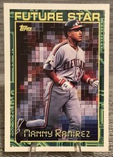 1994 Topps Baseball Manny Ramirez Future Stars Insert Card #216 Indians MLB