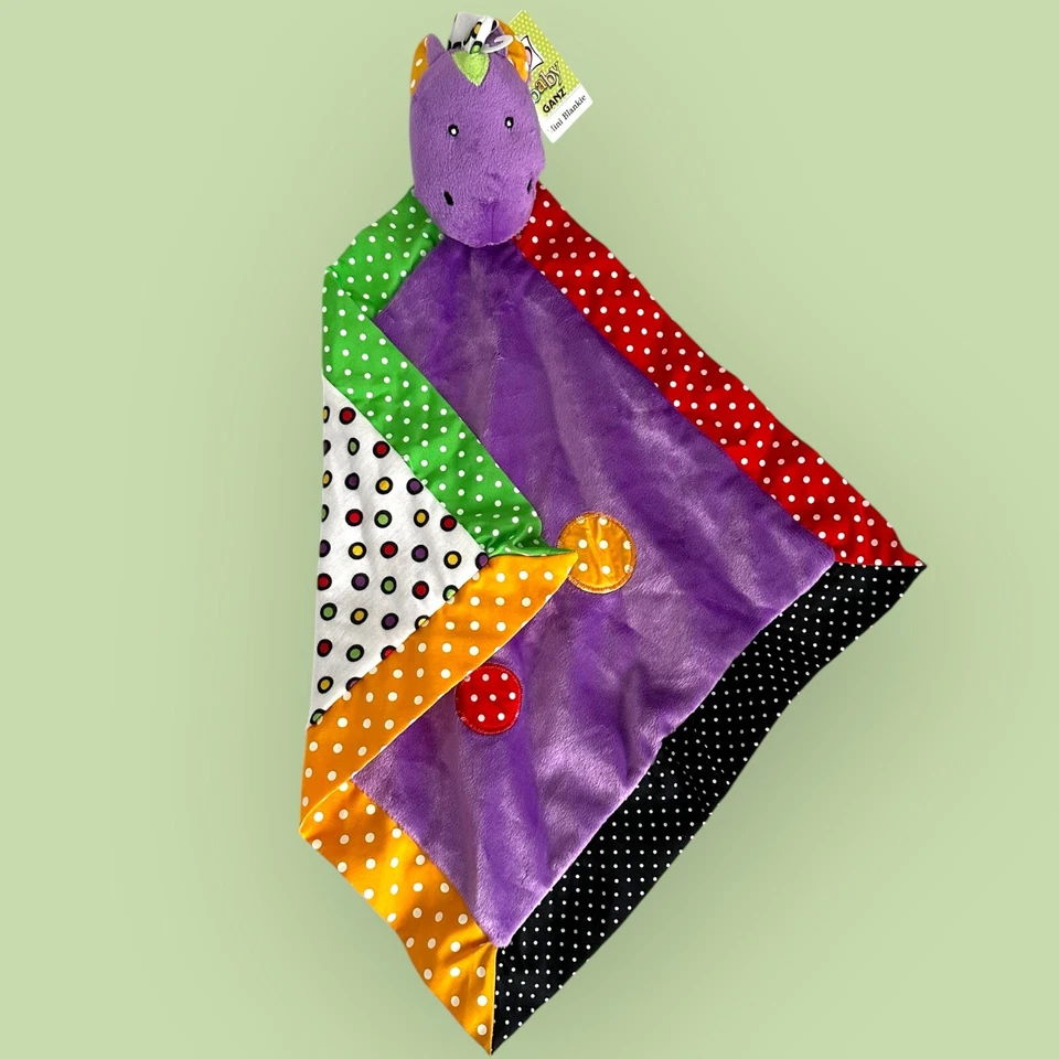 Ganz Baby Peluche Mini Blankie LOOKIE-LOOS CABALLO Pony Lovey Manta de Seguridad Juguete Foto 4 de 4