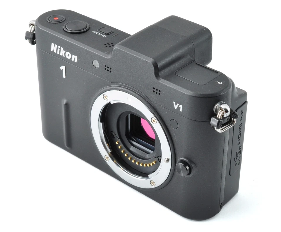 Nikon 1 V1 Black [MINT] 10.1 MP Mirrorless Camera Body Only 8,780 Clicks - Image 3 of 4